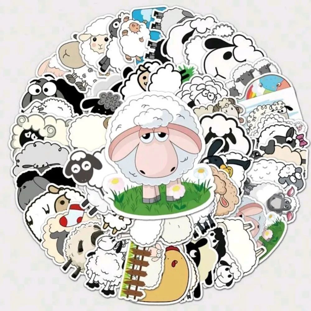 Cartoon Sheep Stickers - Picture 6 of 8